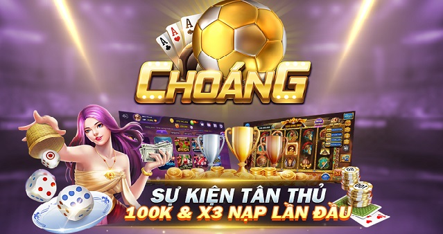 Choáng - Game slot tặng tiền khi đăng ký